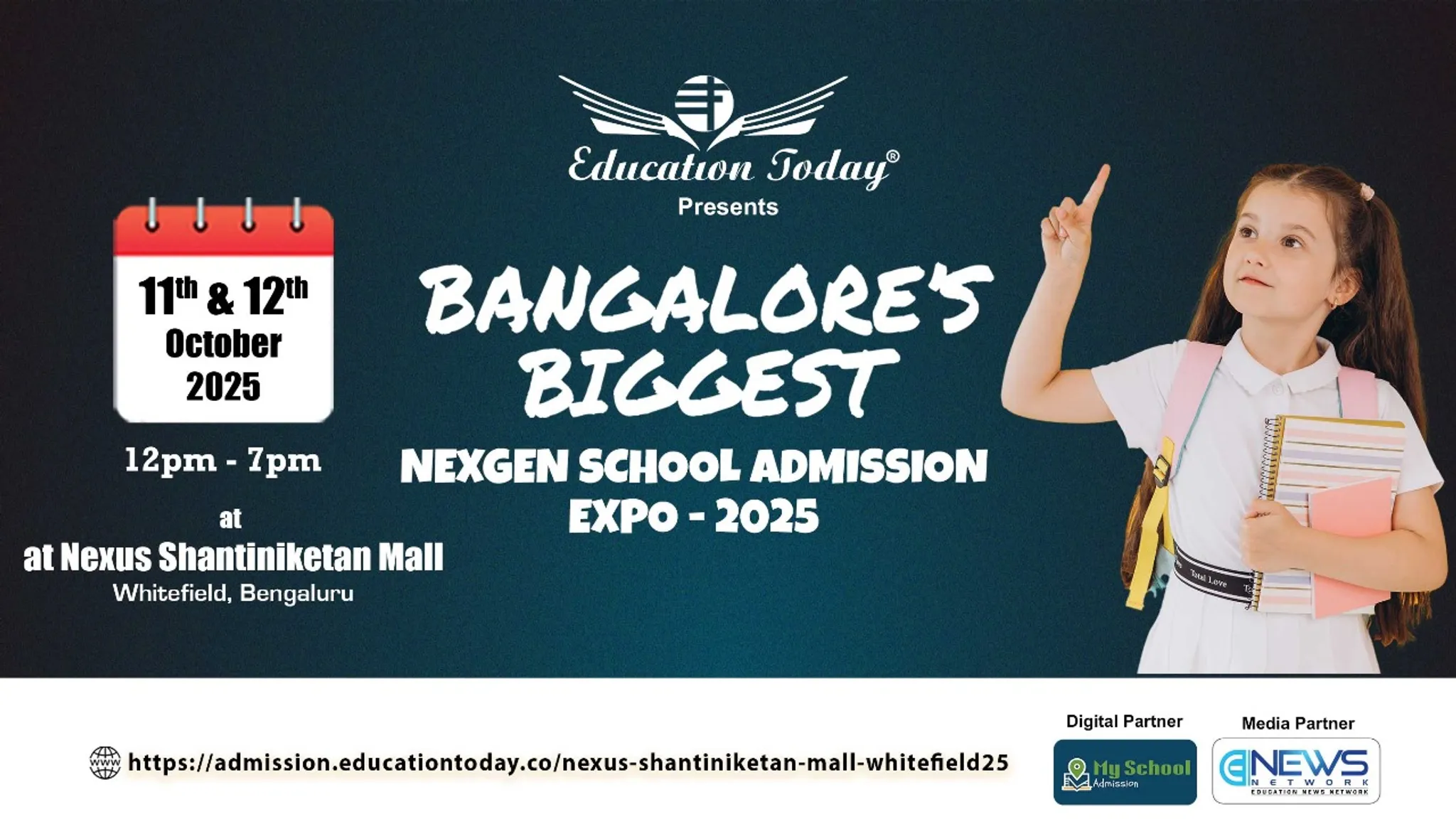NexGen School Admission Expo 2025 – Nexus Shantiniketan Mall, Whitefield